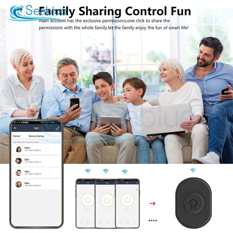 Tuya ZigBee 3.0 Mini Switch Inteligente, Suporta