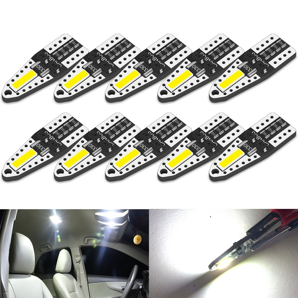 No Error T10 Led W5w Bulb Car Clearance Parking Wedge Light For