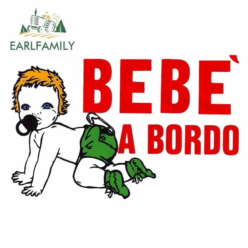 EARLFAMILY 13 см x 8 3 Для Bebe на доске виниловый материал автомобильные наклейки заказ
