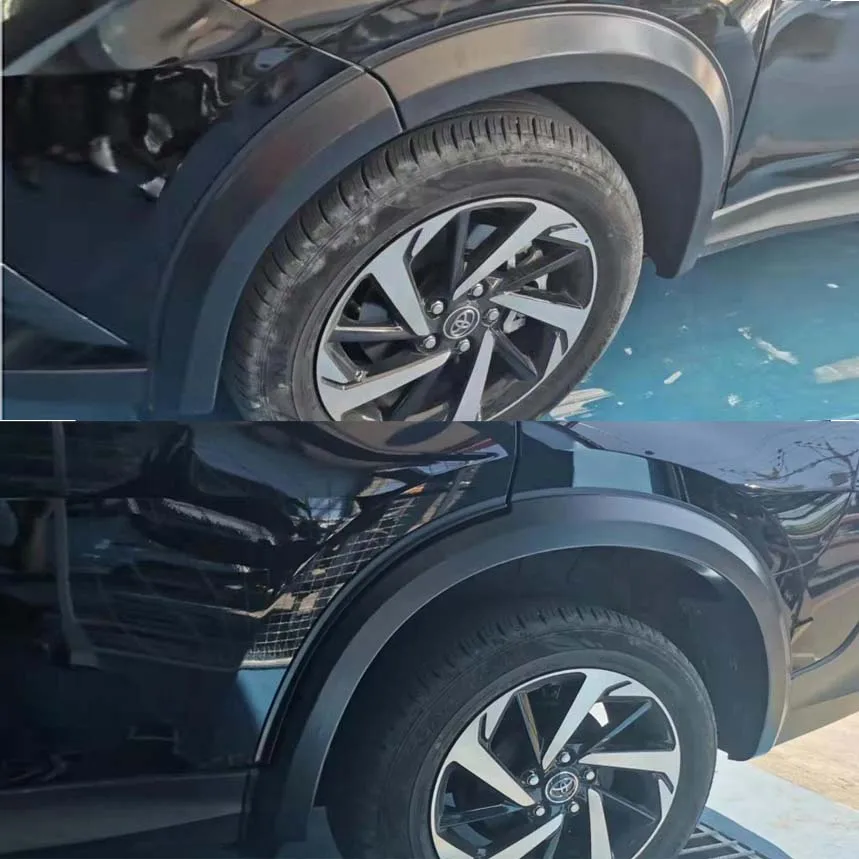 Брызговики для колесной арки Toyota Rush Perodua Aruz 2019 2020 матовый черный цвет 8 шт./компл.