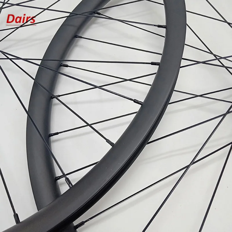 Discount 27.5er carbon disc mtb wheels Boost M82 hubs 110x15 148x12mm thru axle 35x25mm tubeless Asymmetry mountain bicycles wheel 5