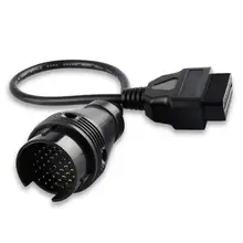 Высококачественный диагностический адаптер MB с 38 Pin на 16 Pin OBD2 OBD II для Mercedes 38 Pin OBD 38 Pin разъем для Benz Бесплатная доставка Высококачественный диагностический адаптер MB с 38 Pin на 16 Pin OBD2 OBD II для Mercedes 38 Pin OBD 38 Pin разъем для Benz Бесплатная доставка