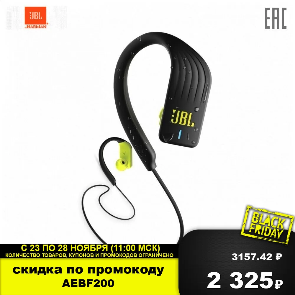 Earphones Headphones JBL JBLENDURSPRINTTEL Portable Audio headset Earphone Headphone Video with microphone wireless Endurance SPRINT