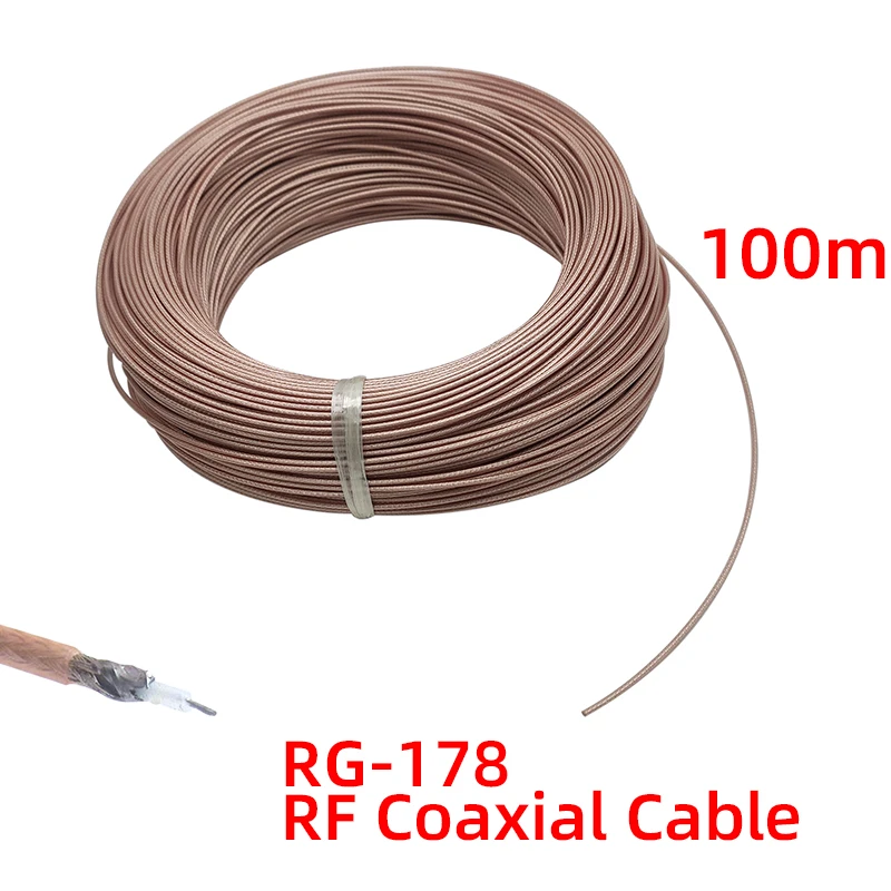 75 Feet (23 Meter) Direct Burial Coaxial Cable 75 Ohm RF RG6 Coax Cable