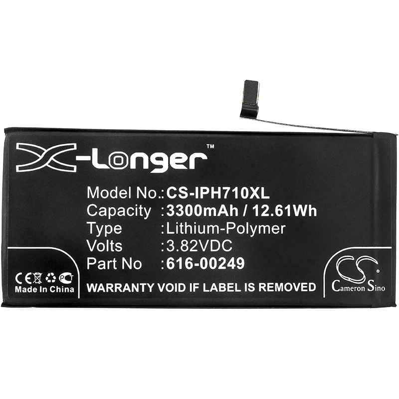 Cameron Sino 3300mAh Battery For Apple A1661 A1784 A1785 A1786 iPhone 7 Plus 616-00249 616-00252 | Электроника