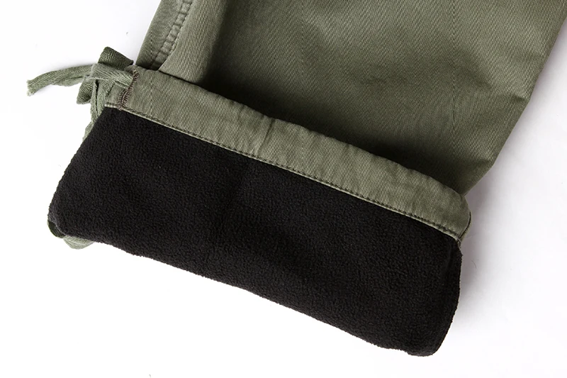 Cargo Pants Cotton Work Pants Military Cargo Pants Men Casual Pants Winter Thicken Fleece Army Cargo Tactical Pants Overalls Men's Military Cotton Casual Trousers Warm Loose Baggy Joger Pants