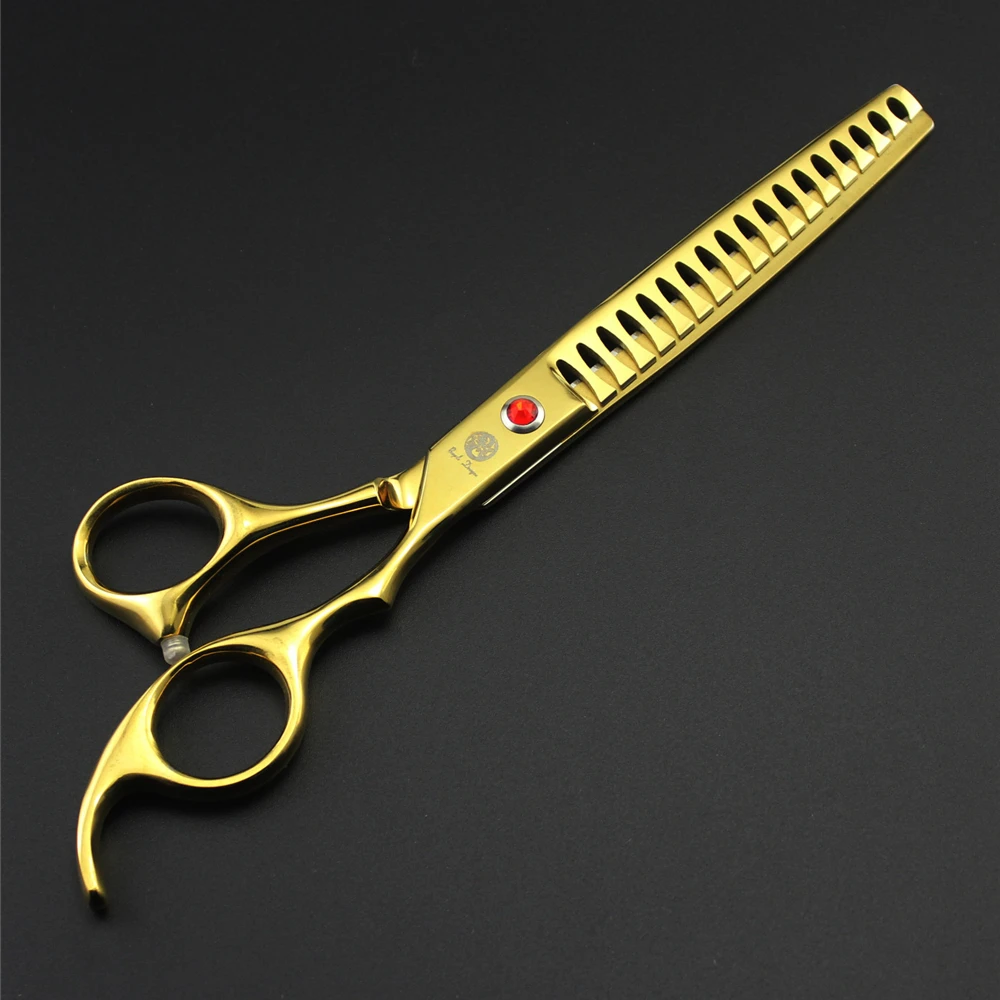 

Dog Pet Thinning Scissors Purple Dragon 7 inch Grooming Shears Professional Pet Scissors High Quality Hair Cutting Scissors