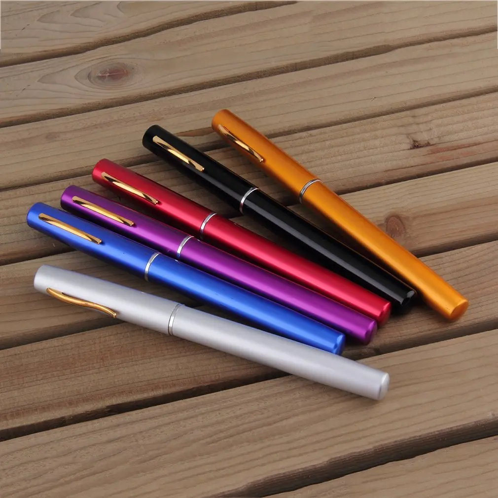 Pocket Telescopic Mini Rod Combo Fishing Pole Aluminum Alloy Pen Shape Fishing Rod Combo With Reel Wheel drop shipping