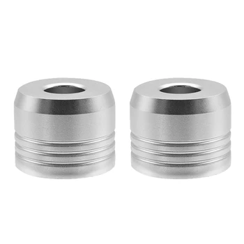 

Aluminum Alloy Toothbrush Stand for Bathroom, Men's Shaving Razor Stand Holder, Safety Razor Base Stand, Pen Holder (2PCS, Gray)