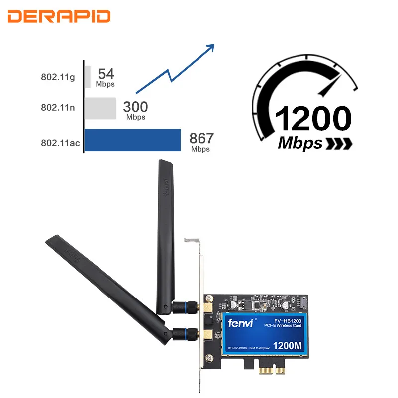 1200 Мбит/с PCI E Wi Fi BT4.0 5G/2 4 ГГц адаптер Беспроводной BCM94360CS2 настольный WLAN карта для