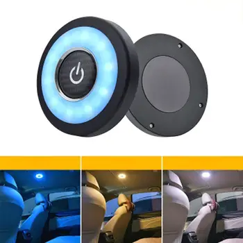 

Universal Automobile Car Interior Reading Light Dome USB Charging Roof Ceiling Magnet Lamp Touch Type Night Light