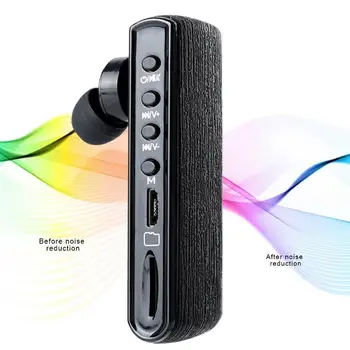 

16GB Bluetooth Headset Digital Voice Recorder MP3 Player Mini Wireless Handsfree Earphone In-ear Microphone USB Flash Disk