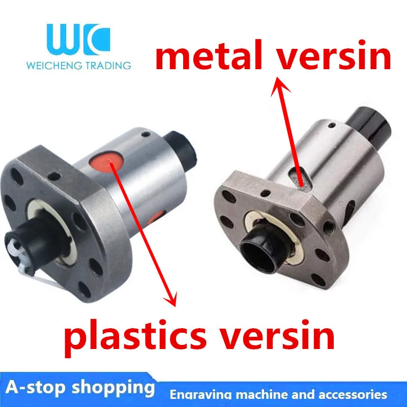RM шариковая гайка только пластмассы versin Металл SFU1605/1604/1610/2005/2010/2505/2510/3020/3210/4005/4010/4020/5010 cnc части|Линейные