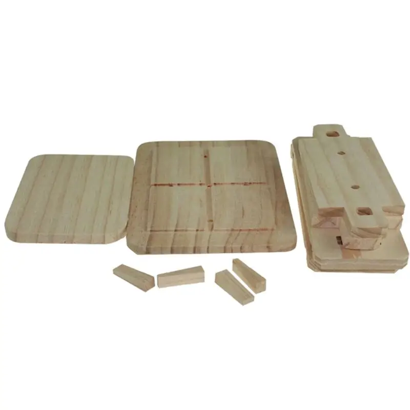  Hot Sale Tofu Mold Small Cooking Accessories Press Box Home Kitchen Tools Diy Removable Wooden Rest - 4000399550084