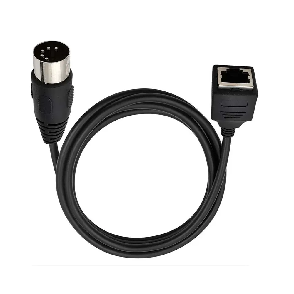 MIDI Male to RJ45 Female Apter ̺,  5  DIN 0.5/1/1.5m