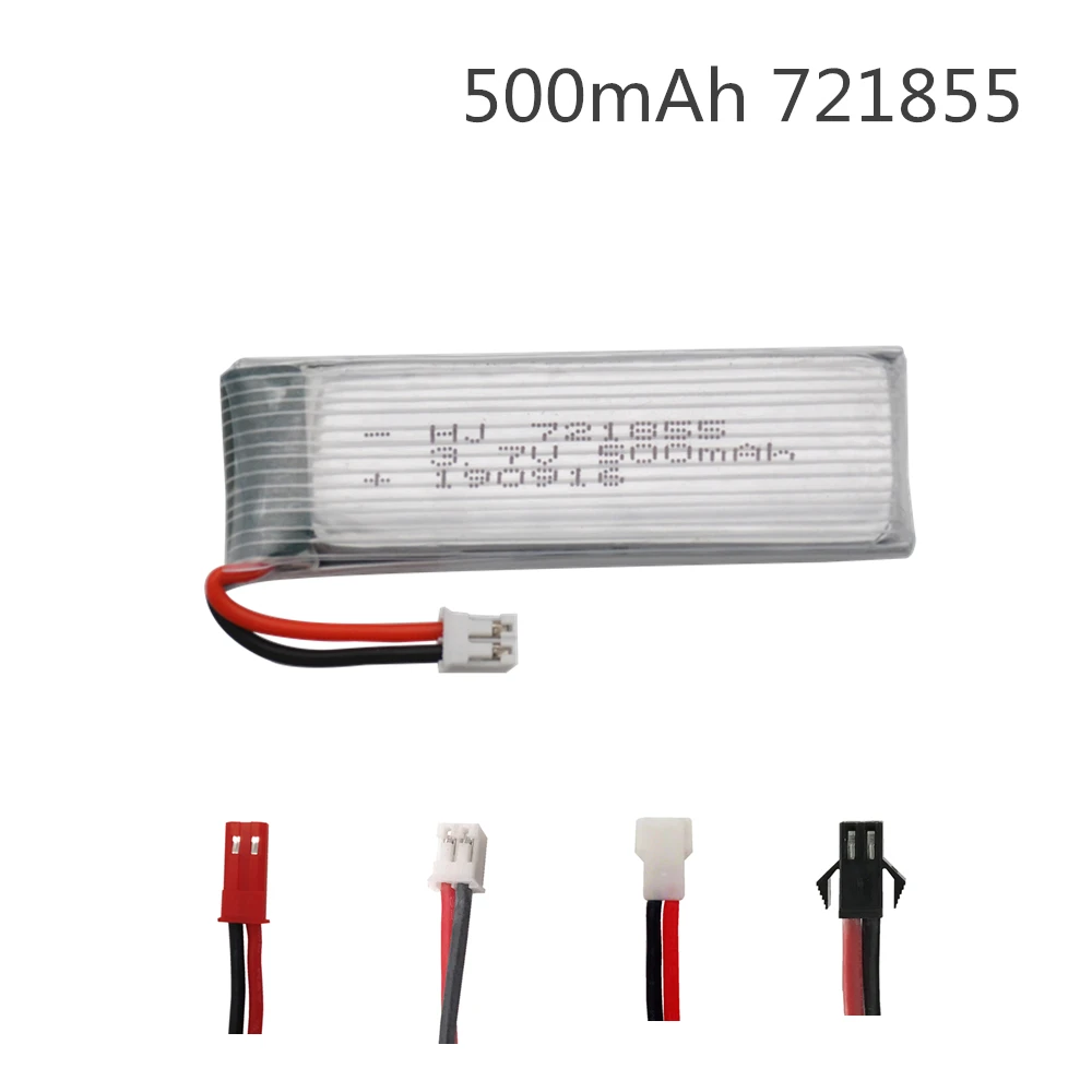 3,7 v 500mah литий-полимерный Батарея для Udi U815A U818A U819A L6052 L6036 V212 V222 H07 для H37 V929 V959 V930 V966 V977 X20 Батарея 721855