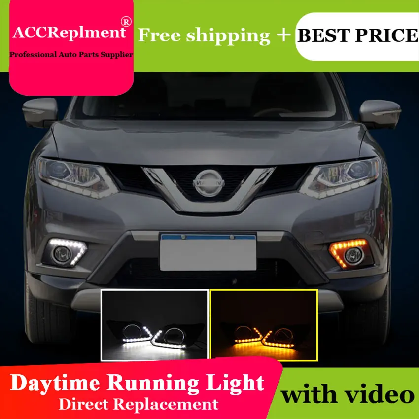 Left /& Right LED DRL Daytime Running Light Fog Lamp For Hyundai Elantra 14-16 US