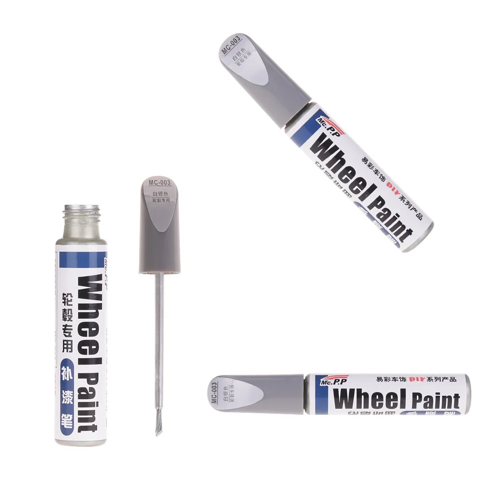 Car Scratch Remover Pen Car Paint Pen Car Auto Scratch Filler Repair Cover Pen Waterproof Tire Wheel Paint Repair Marker Pen Non-Toxic Car Paint Refresh