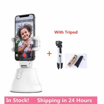 

Smart 360° Selfie Shooting Gimbal Face Object Tracking Selfie Stick Apai Genie Smart Phone Holder For Photo Vedio Vlog Live Show