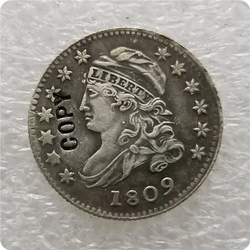США 1809-1830 с закрытым бюстом цента копии монет