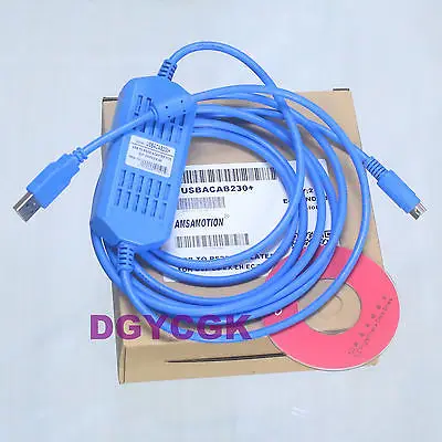 

DHL/EMS 5 Sets*USBACAB230 USB-DVP Cable USB to RS232 adapter for for DEL-TA DVP PLC win10 8 7 vista -h2