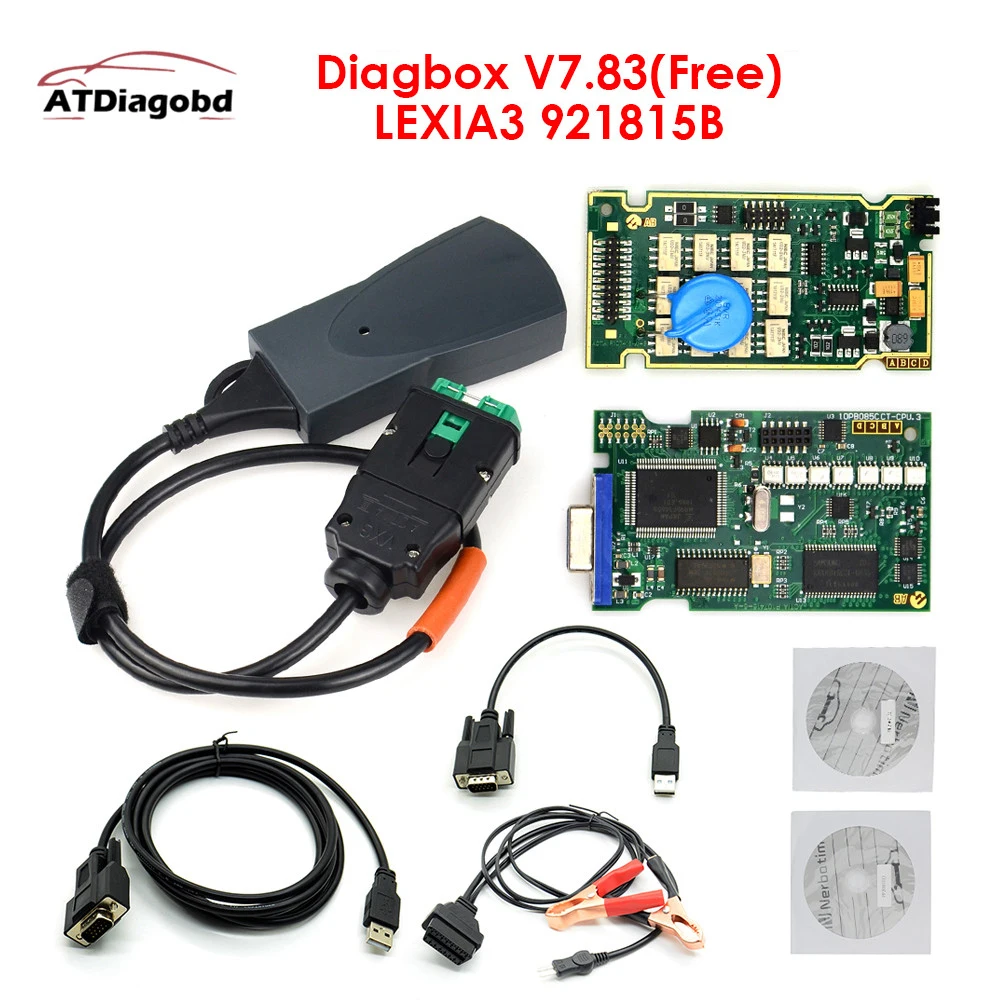 

Lexia 3 PP2000 Diagnostic tool Full Chip Diagbox V7.83 with Firmware 921815C Lexia3 V48/V25 For Citroen for Peugeot OBDII