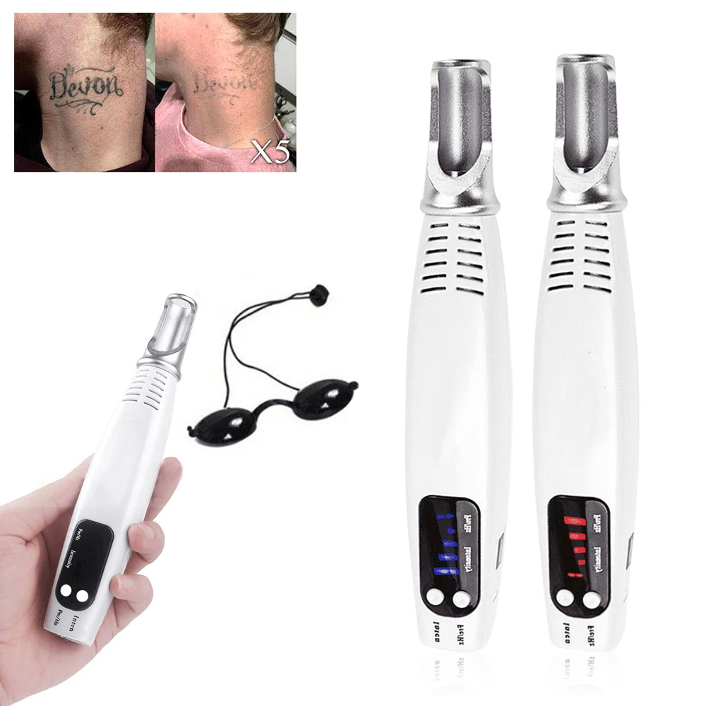 

DIOZO Picosecond Laser Pen Blue&Red Light Therapy Tattoo Scar Mole Freckle Removal Facial Dark Spot Remover Machine