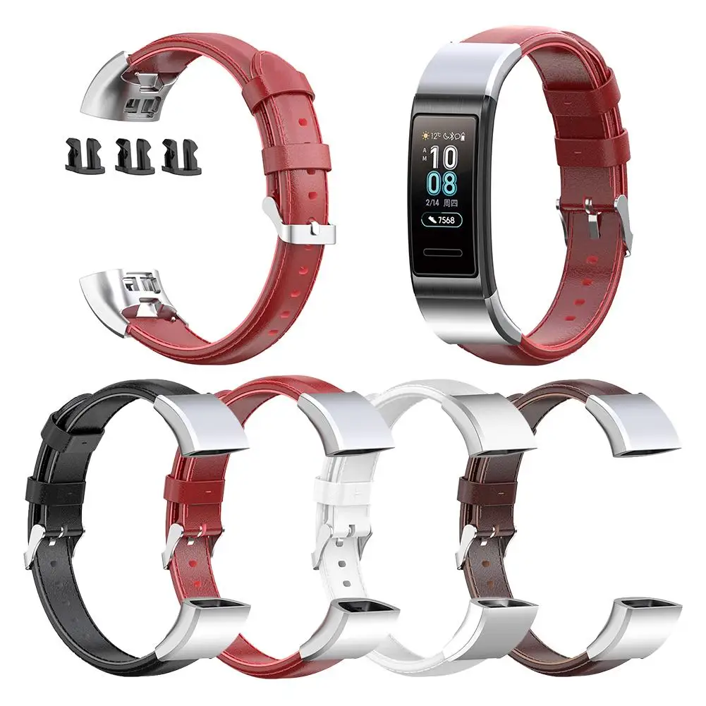 Высококачественный кожаный ремешок сменный Браслет Для huawei Band 3pro смарт-браслет аксессуары 134 мм 101 мм