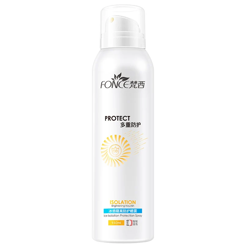 Fonce корейский ледяной грипп Солнцезащитный спрей 150 мл SPF 50 отбеливающий для кожи