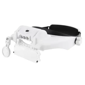 

Headband Magnifiers Glasses Magnifier Loupe LED Watchmaker Repair Tool Magnifying Glass 1.5x 2x 2.5x 3x 3.5x 8x