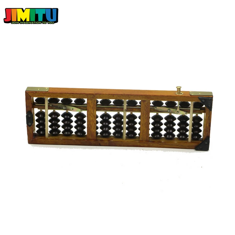 JIMITU деревянная рамка Классический старинный калькулятор Abacus пластмассовая игрушка из бисера развивающая детская Математика Abacus интеллектуальные игрушки