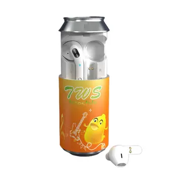 

Can Shaped Wireless Earphones Sports for Outdoor Cute Colorful Soda Beer Can H35T Stereo Earphones Fashion