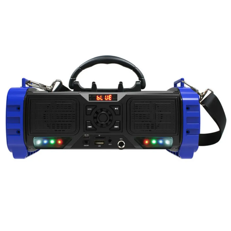 

Portable wooden desktop wireless speaker subwoofer stereo speaker Bluetooth support TF MP3 player and FM radio AV