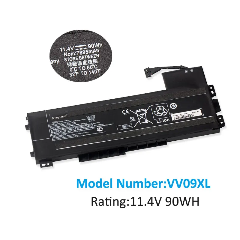 Bateria do Portátil de Kingsener Vv09xl para hp Zbook 15 g3 g4 Series Hstnn-db7d Hstnn-c87c 8083982c2 808398-2c1 808452005 11.4v 90wh - Imagem 2