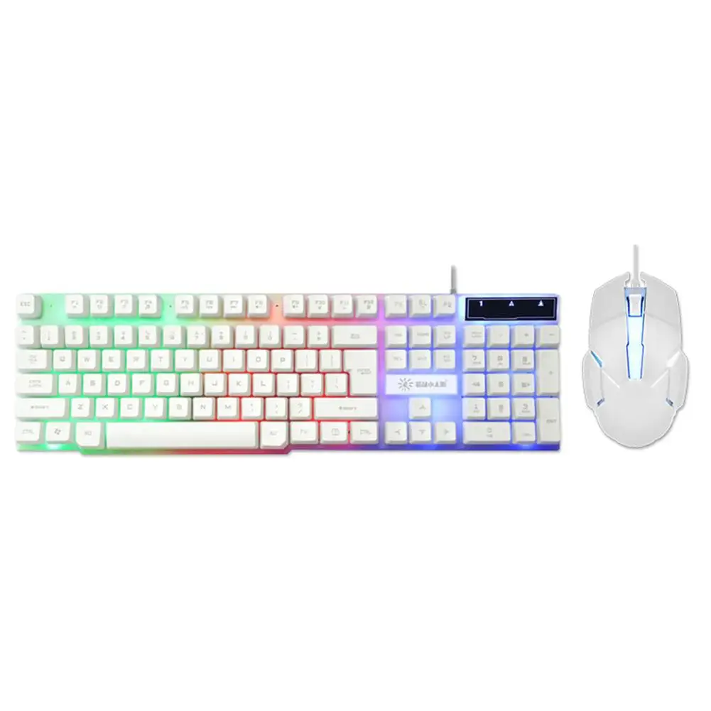 

FA-T20 USB104 Key Backlight Mechanical Wired Gaming Keyboard Mouse Set For PC Gaming Keyboard and 1000 dpi Mouse Wired keyboard