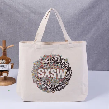 

Folding Shopping Bag Eco-friendly Reusable Portable Shoulder bag Fashion Multicolored patterns and letters customizable logo bag