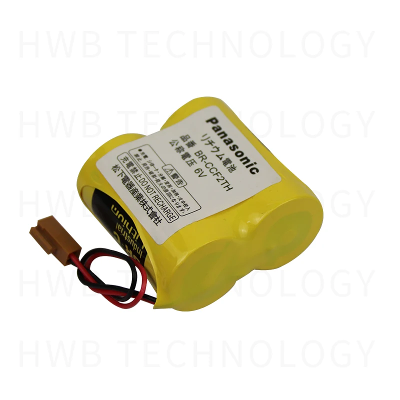 2X BR-CCF2TH аккумулятор с вилкой w/2 P 6 в 5000 мАч PLC FANUC литиевые батареи bateria