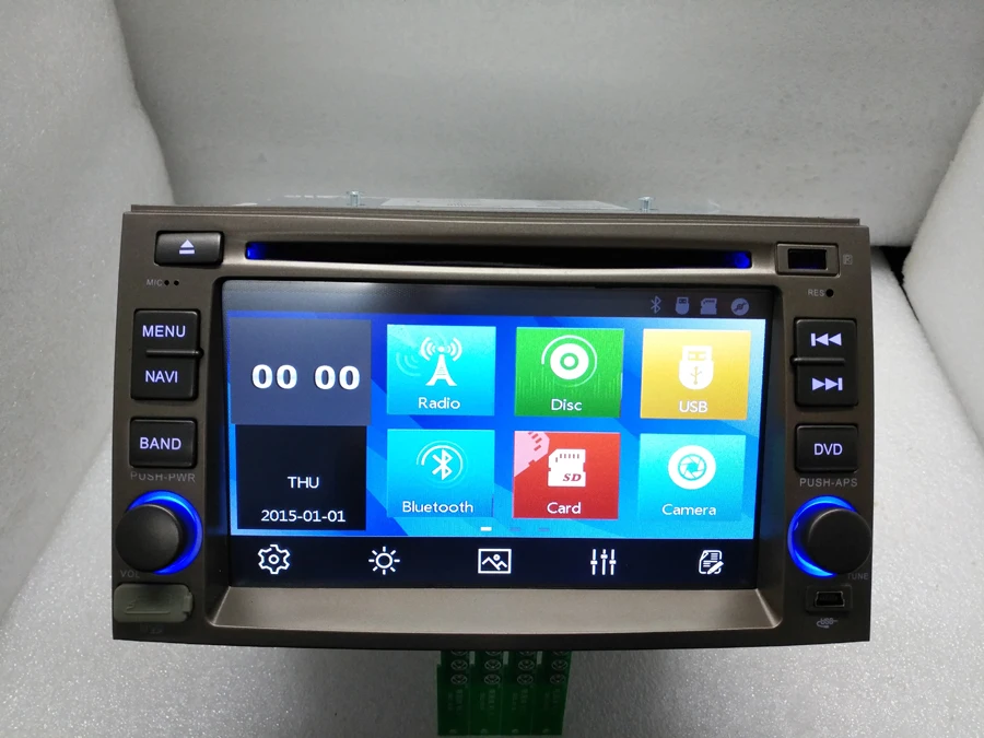 BYNCG 6.2 inch Car Radio 2 Din DVD Player GPS Navigation in Dash Car PC Stereo TV BT USB SD FOR HYUNDAI Azera 2005~2011