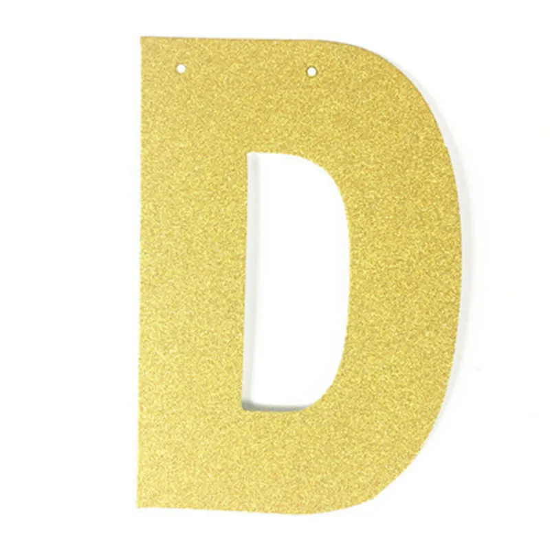 Золотая бумага буквы от A до Z цифры от 0 до 9 DIY День рождения Свадебные украшения юбилей Алфавит баннеры вечерние принадлежности 14 см