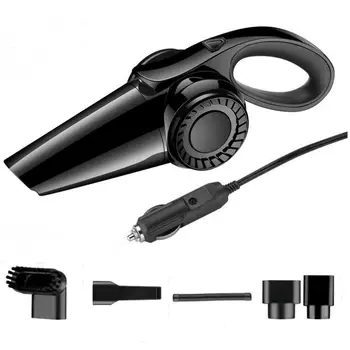 

120W Handheld Car Vacuum Cleaner High Power With Brush/Soft Pipe 4500Pa