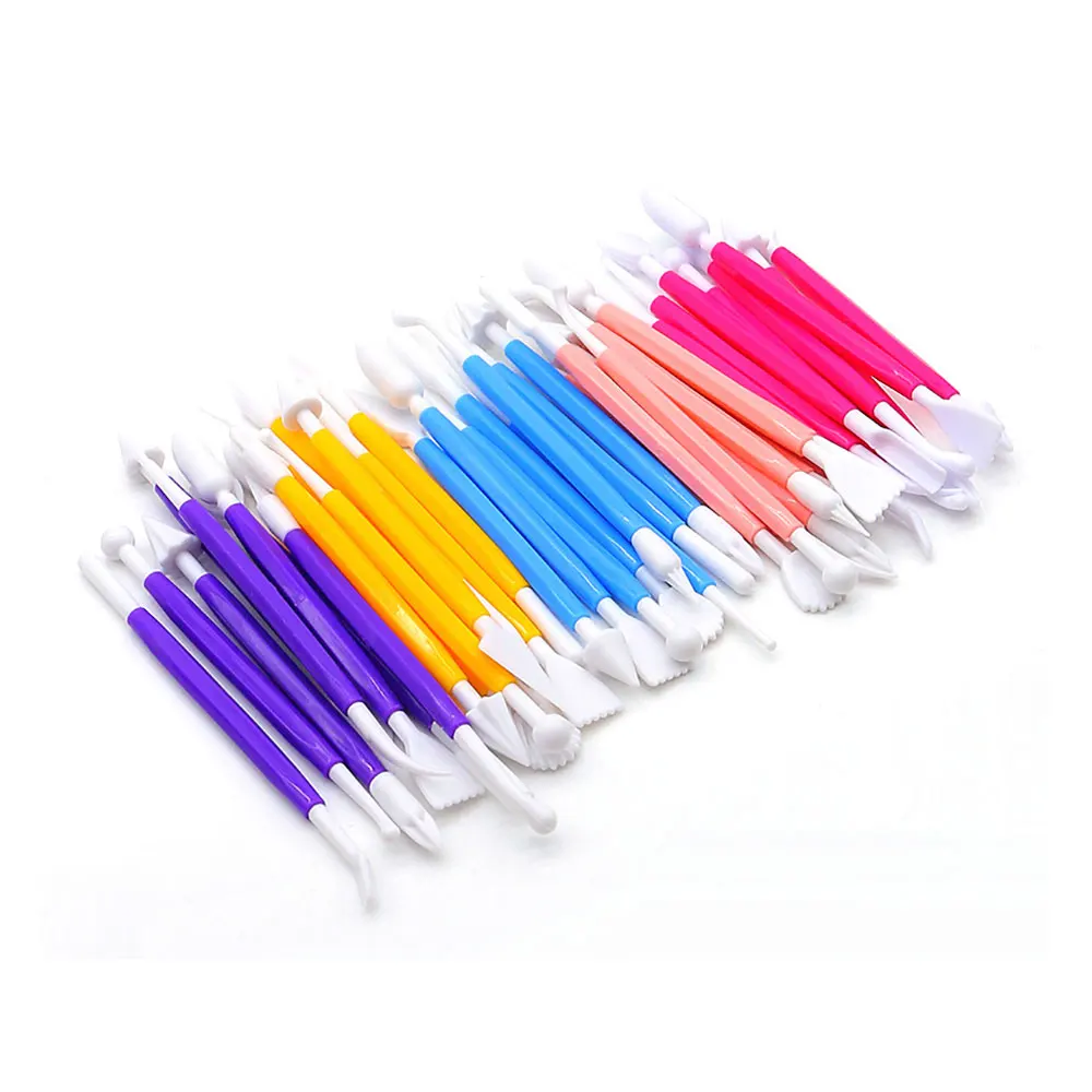 Description Picture 4 of itemSilicone world 8pcs/Set DIY Plastic Baking Tool Sugar Craft Fondant Cake Pastry Carving Cutter Chocolate Decorating Flower Clay