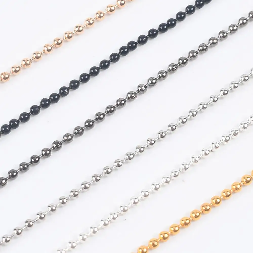 Бусины-шарики из меди и серебра 5 метров | Украшения аксессуары