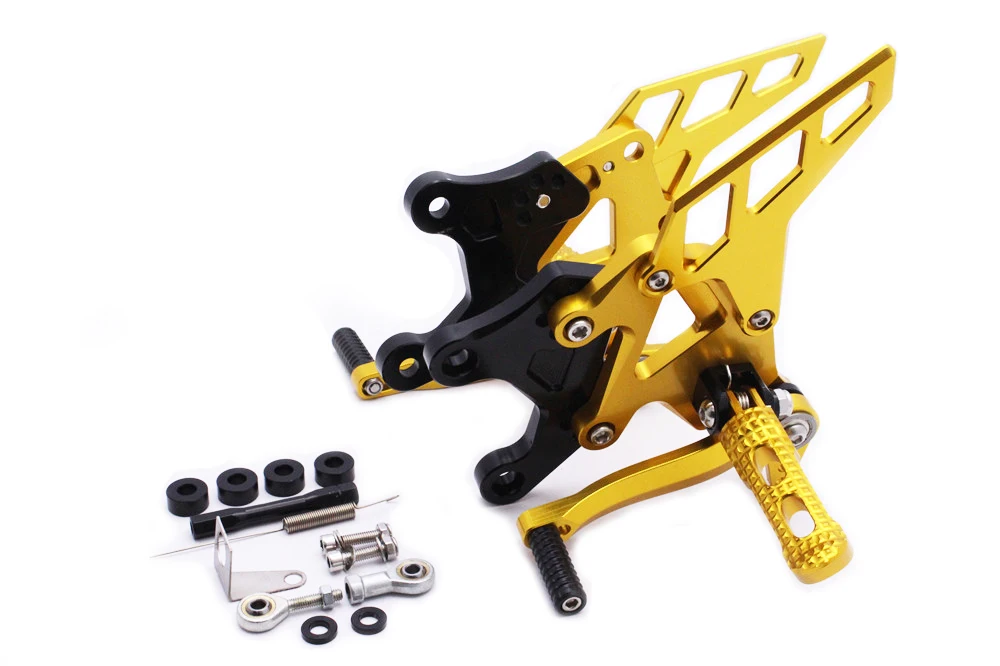 6 цветов Алюминиевый CNC мотоцикл Rearsets подножка Подножки Набор для Kawasaki Z900