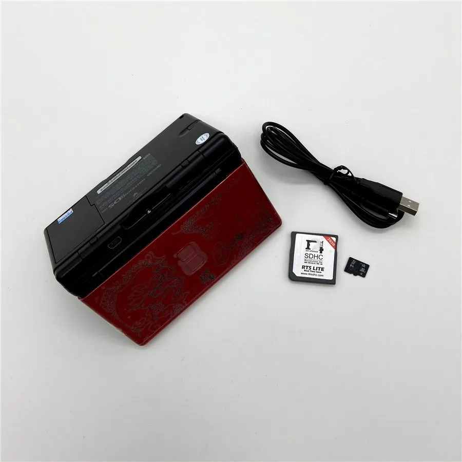 Red Dragon Профессионально Отремонтированная игровая консоль для nintendo DS Lite для nintendo DSL ладони - Цвет: Red Dragon