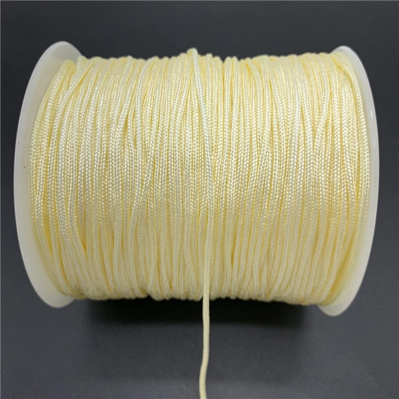 Nylon Cord 1.5mm 5yards Bracelet Rope Chinese Knot Macrame Cord For Jewelry Making DIY Shamballa Bracelet