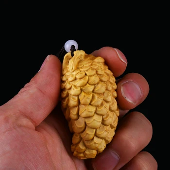 

Sculpture Crafts Boxwood carving Home ornaments Pineal Pendant Handlebars Wooden artwork Creative Gifts