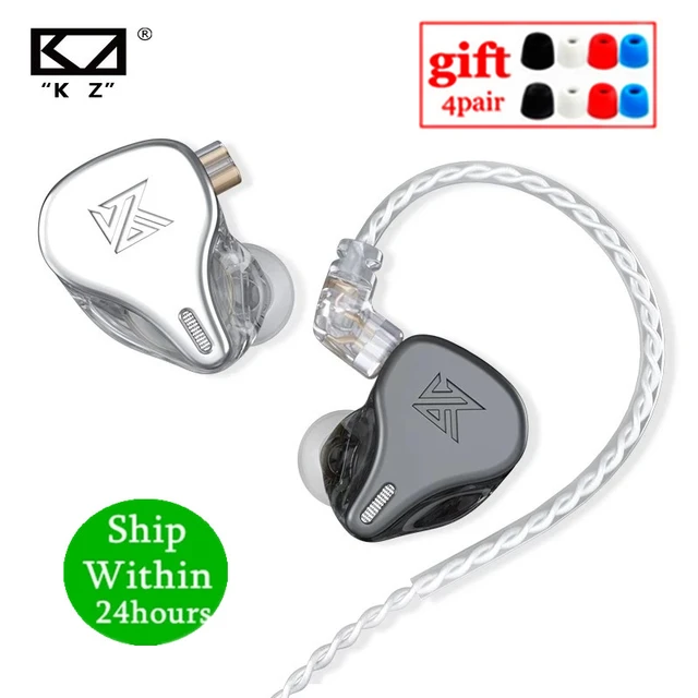 KZ EDX Pro in-Ear Stage Monitor Headphone, Dual Magnetic Dynamic Unit  Earphone, Shock Bass Earbuds with 0.75mm Detachable Cable Comfortable Wired  Headset (No Mic) 