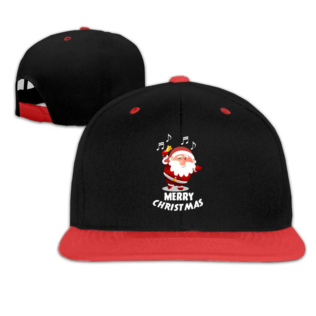 Merry Christmas Регулируемые Детские Хип-хоп бейсболки Snapback солнцезащитные шляпы для мальчиков и девочек красного цвета