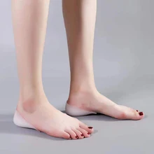 Гелевые стельки для увеличения роста на каблуках, невидимые стельки для подъема стопы, амортизирующие подушечки для мужчин и женщин