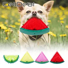 Pet Chew Toys TPR Dog Molar Chew Toy Fruit Shape Squeeze Sound Pet Product For Small Medium Dogs Bite Resistant Pets Accessories